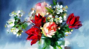 Цветочные картины художника Веры Кавура