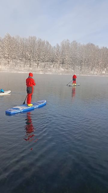 Впервые встала на сап