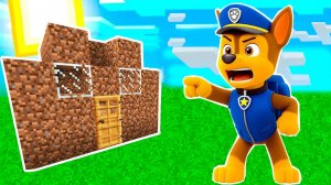 ДОМ ДЛЯ ЩЕНЯЧИЙ ПАТРУЛЬ В МАЙНКРАФТ