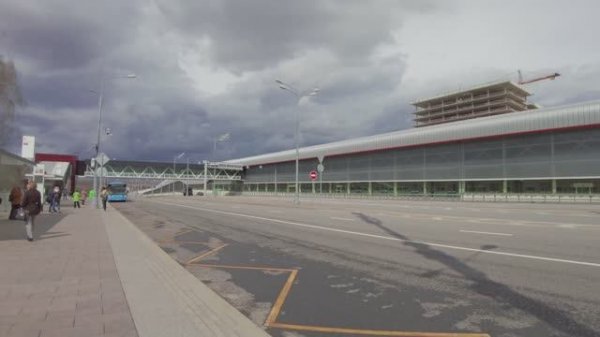 4K.Moscow Metro Station Prokshino (Sokolnicheskaya Line)
