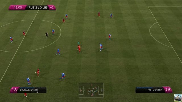 Fifa 12 Отборочные ЧМ 2006 Реконструкция Россия - Лихтенштейн