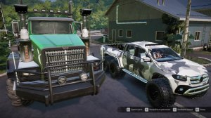 SnowRunner Высокое напряжение Северная Каролина Залив Пайнлайн Реактивная зона Равнина Овиро хиллз п