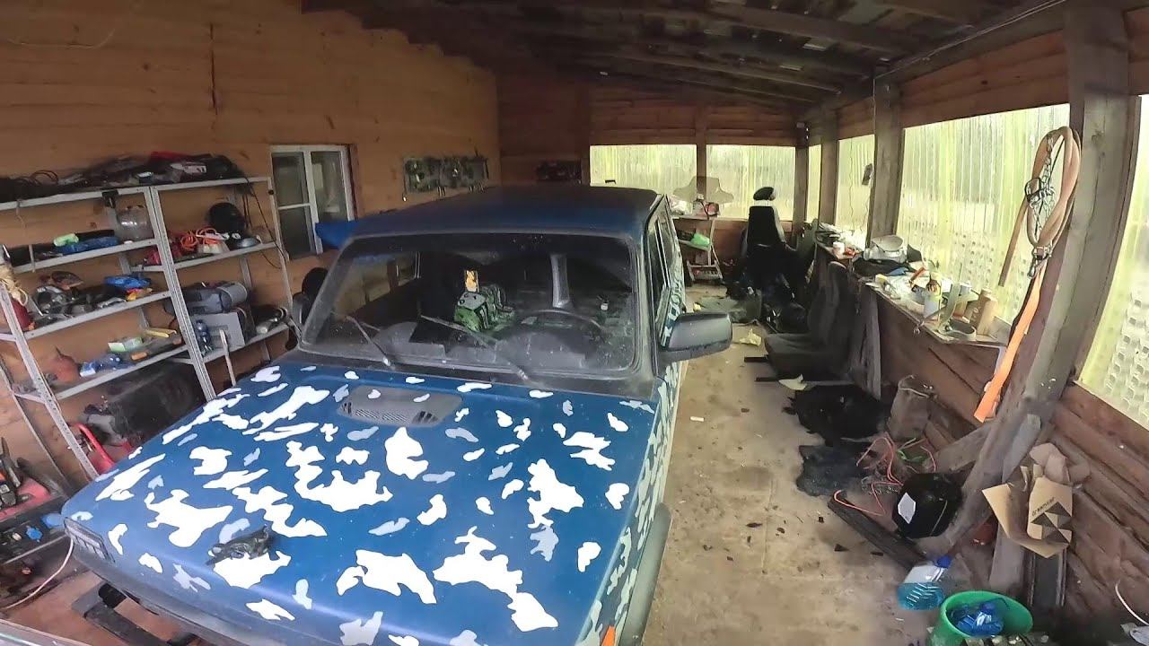 Нива-сгнила ! Отрезал кусок ! Сварка , шумка и всё такое ! ХУТОР В ЛЕСУ №926 смотреть онлайн