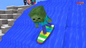 Самый веселый серфинг (Майнкрафт анимация)