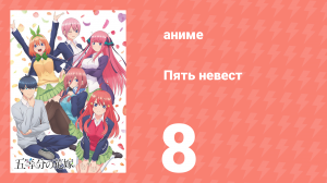 Пять невест 8 серия (аниме-сериал, 2019)