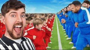 100 детей против 100 взрослых за $500,000. Мистер Бист