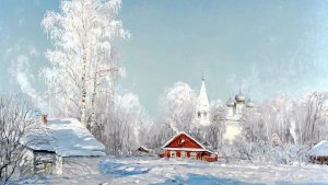 Гирлянды льда сияли в переулках