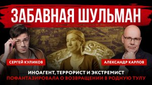 Забавная Шульман. Иноагент, террорист и экстремист пофантазировала о возвращении в родную Тулу