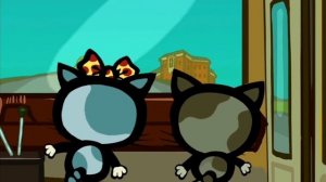 жёлтый автобус три котёнка 1022222