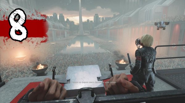 WOLFENSTEIN 2 New Colossus Прохождение #8