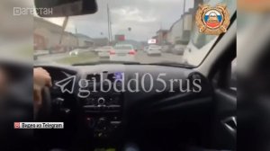 Водителю в Махачкале грозит уголовное дело «игры в шашечки» на дороге