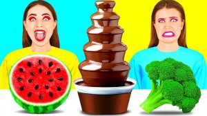 Шоколадное фондю Челлендж #3 | Шоколадный Фонтан от BaRaDa Challenge