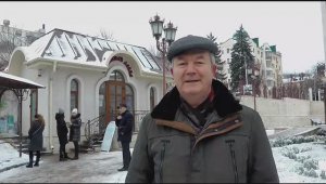 Новогоднее настроение в день Рождества Христова в г. Пятигорске.