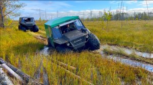 ЧЕРЕЗ РЕКИ И БОЛОТА НА ТАЕЖНЫЕ ОЗЕРА - РЫБКИ ПОЛОВИТЬ | МОЙ ПЕРВЫЙ ВЫЕЗД НА ВЕЗДЕХОДЕ GALA | 3 ЧАСТЬ