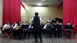 МБОУ ДО "Нижнесортымская детская школа искусств",оркестр " Берендеи" ,Горшкова Е.П.дирижёр 26 ноября