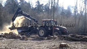 Щепоруб на базе Valtra T191H+Kesla С 645