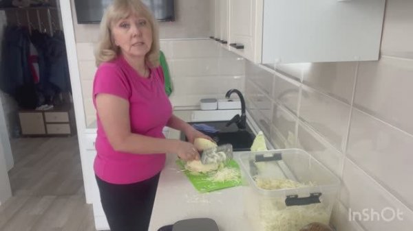 Капусту заквасила//Тесто на вареники//💁💖