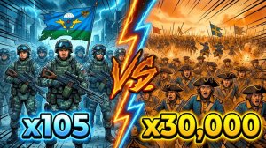 ЧТО ЕСЛИ СОВРЕМЕННЫЙ СПЕЦНАЗ ВДВ ПОПАЛ В ПОЛТАВСКУЮ БИТВУ В 1709 ГОДУ?