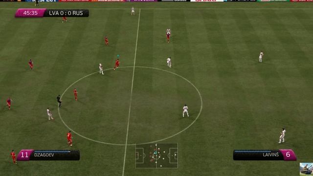 Fifa 12 Отборочные ЧМ 2006 Реконструкция Латвия - Россия