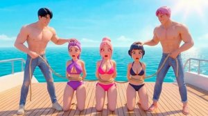 Боже, Руми ,Мира и Зои попали в ловушку расставленную Джину и Эбби на корабле.