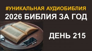 День 215. Библия за год. Библейский ультрамарафон портала «Иисус» 2026