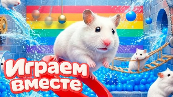 НОВЫЙ ОПАСНЫЙ ЛАБИРИНТ ДЛЯ ХРАБРОГО И УМНОГО ХОМЯКА 🐹 ВИДЕО ДЛЯ ДЕТЕЙ ! Ч.7