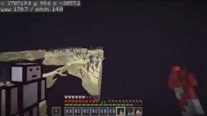 Я долетел до конца первого кольца В Энде в Minecraft