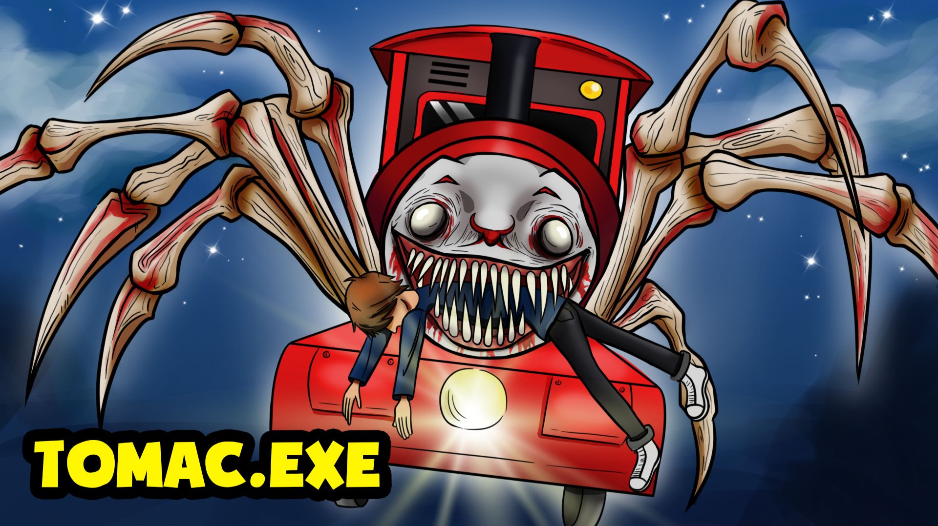 Я в пасти паровозика Томаса EXE! (Анимация) смотреть онлайн