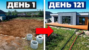Как построить дом из газобетона за 121 день?! Разбор каждого этапа