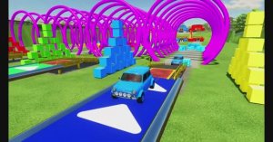 МУЛЬТИКИ для МАЛЫШЕЙ. Грузовики перевозят маленькие машинки. Красочное занимательное видео для ДЕТЕЙ