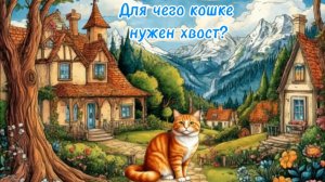 Мультик про кота. Для чего кошке нужен хвост? Мультфильм, стихотворение. Мультики для детей