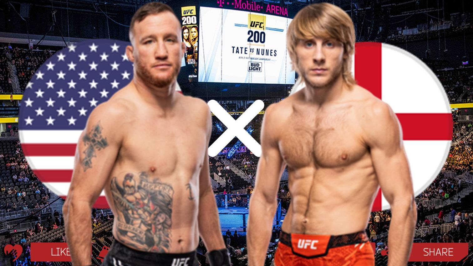 UFC 324 | Джастин Гейджи - Пэдди Пимблетт