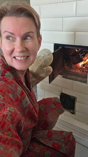 24 января Утро без электричества Мороз Кедровое молоко Две печки = один дымоход #деньнадаче