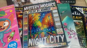 Мои покупки раскрасок и арт материалов