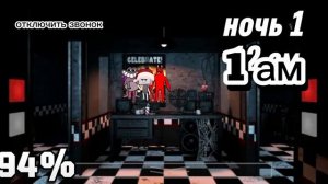 Пять ночей с Блэмом ночь 1