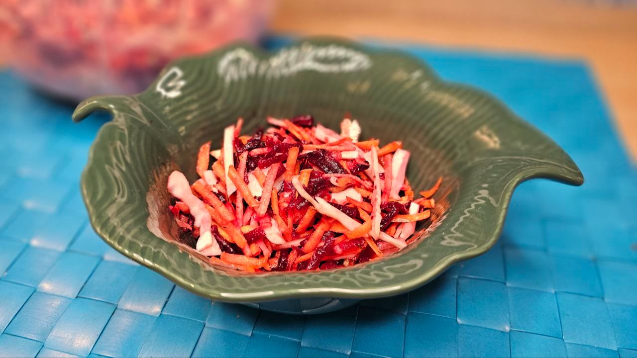 🔥салат Щетка из сырых овощей! разгрузочный для диеты и похудения смотреть онлайн