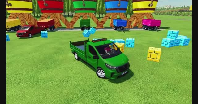 МУЛЬТИКИ ПРО МАШИНКИ ДЛЯ МАЛЫШЕЙ. Маленькие грузовички перевозят грузы. смотреть онлайн