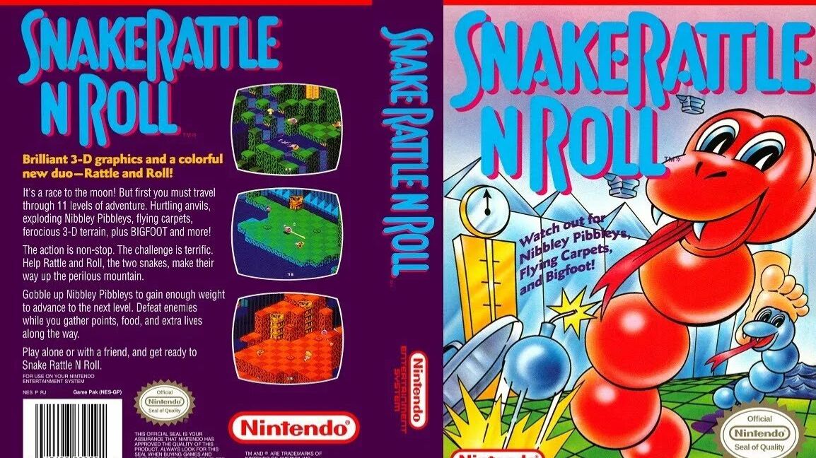 Snake Rattle n Roll (NES) смотреть онлайн