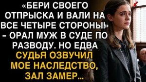 «БЕРИ СВОЕГО ОТПРЫСКА И ВАЛИ!» — ОРАЛ МУЖ В СУДЕ. НО КОГДА УСЛЫШАЛ ПРО НАСЛЕДСТВО — ПОБЛЕДНЕЛ!