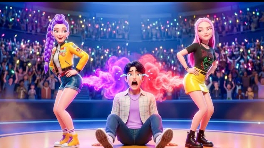 О боже Руми соревнуется с Мирой в пукании, кого выберет Джину? Охотники на демонов. смотреть онлайн