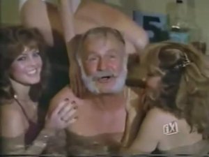 Massage grandfather girls with long nails