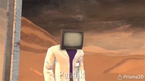 Скибиди Туалет 74 Призма 3D