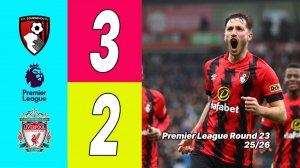 Борнмут — Ливерпуль. 3:2. Обзор матча. АПЛ, 25/26 ТУР 23.