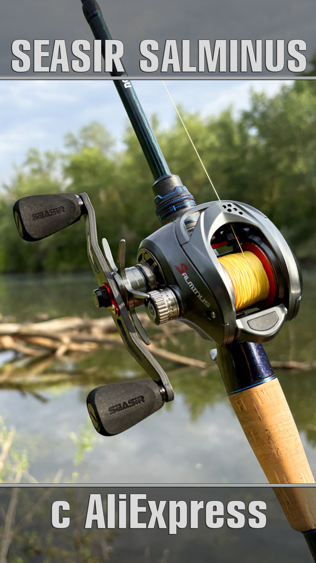 Рама из Металла ⁉️ Мультипликаторная катушка с АлиЭкспресс | SEASIR SALMINUS смотреть онлайн
