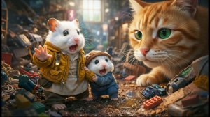 Мультики для детей, хомяки на ферме убирают марковку/ видео про Хомяков