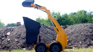 Мини думпер ЧЕЛНОК-300-4. Мини самосвал плюс мини погрузчик