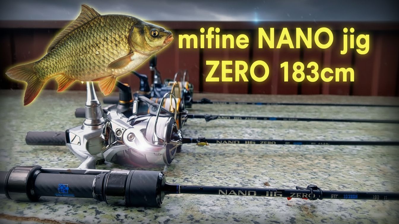 Mifine Nano jig ZERO на карпах и карасях. Крутой спиннинг за дёшево...