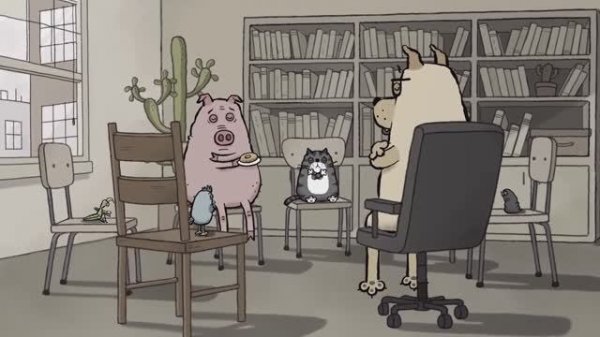 Животное поведение (Animal Behavior), короткометражный анимационный фильм, 2018 год