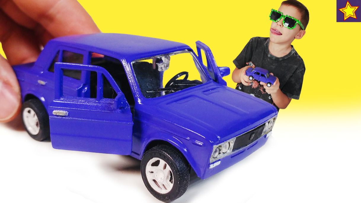 Машинка Жигули ВАЗ на ПЕРЕКРАС Лада седан БАКЛАЖАН ► Часть 2 смотреть онлайн