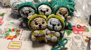 Мастер-класс Брелок Мишка солдат. Подарок на 23 февраля.